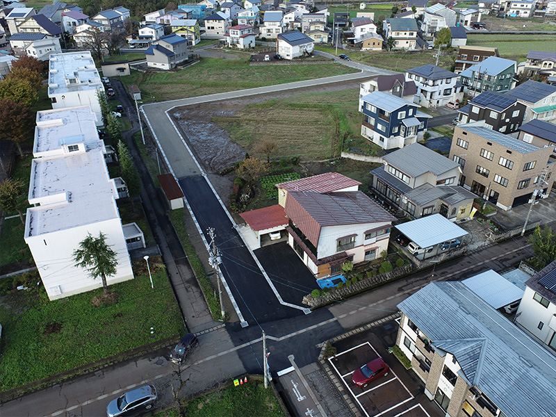 市道小出雲学校町線道路改良工事